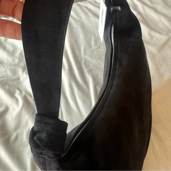 Reformation Rhea Suede Hobo Bag, BRAND NEW - Picture 6 of 11